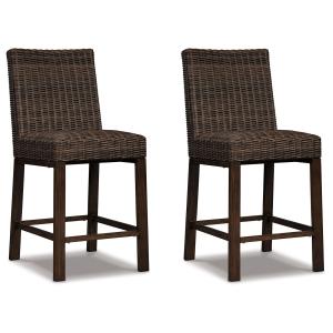 Paradise Trail - Medium Brown - Barstool (Set of 2)