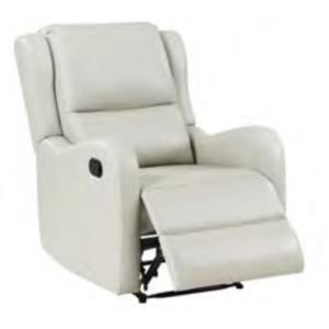 Kelsey - Upholstered English Arm Recliner Chair - Ivory