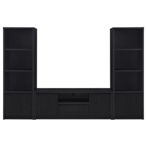 Winfield 3-piece Entertainment Center 60-inch TV Stand Black