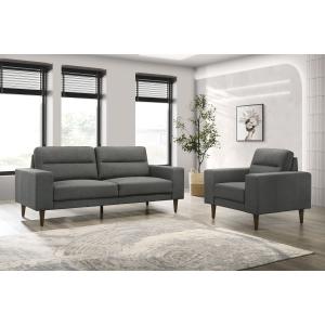 Vale - 2 Piece Sofa & Chair - Gray
