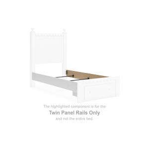 Mollviney - White - Twin Panel Rails