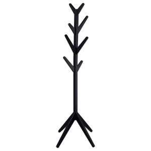 Margaret - Solid Wood Coat Rack Clothing Hanger - Black
