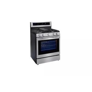 5.8 cu ft. Smart Wi-Fi Enabled True Convection InstaView Gas Range with Air Fry