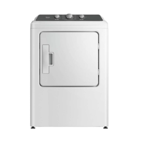 6.7 Cu Ft Top Load Matching Electric Dryer, Sensor Dry, White.