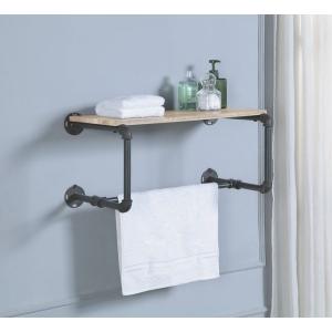 Brantley - Wall Shelf - Oak & Sandy Gray Finish