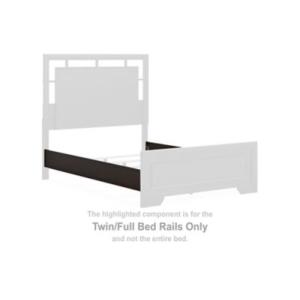 Covetown - Dark Brown - Twin/Full Bed Rails