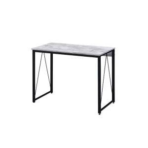 Zaidin - Writing Desk - Antique White & Black Finish