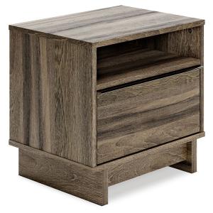 Shallifer - Brown - One Drawer Night Stand