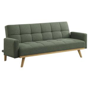 Kourtney - Upholstered Tufted Convertible Sofa Bed - Sage Green