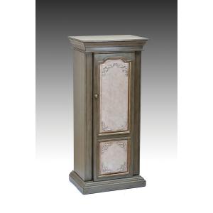 Riker - Jewelry Armoire - Antique Gray & Antique Beige