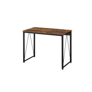 Zaidin - Writing Desk - Weathered Oak & Black Finish