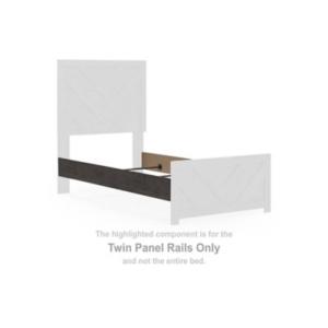 Prendonea - Charcoal - Twin Panel Rails
