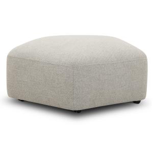Playful - Canes Cobblestone Ottoman with Casters