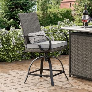 Arosa Counter Ht. Swivel Arm Chair (2/CTN)