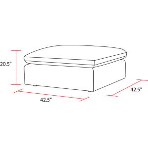 Exhale - Mathis Thunder Ottoman