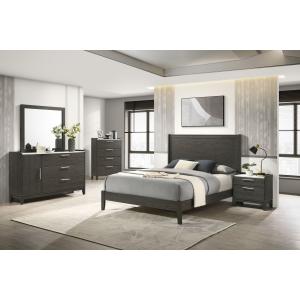 AVERY 6-PIECE QUEEN BEDROOM SET DARK GREY