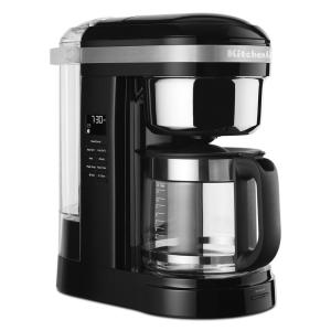 12 Cup Drip Coffee Maker with Spiral Showerhead and Programmable Warming Plate