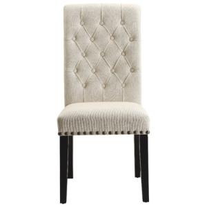 Parkins Upholstered Dining Side Chair with Button Tufting