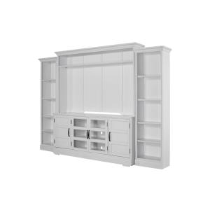 Shoreham - Effortless White 4 Piece Entertainment Wall