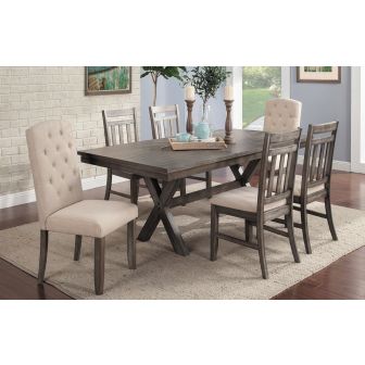 Shelter Cove 7 pc Dining Set Gray