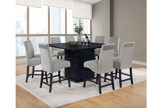 Stanton Contemporary Black Five-Piece Dining Set