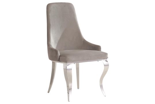 Antoine Upholstered Demi Arm Dining Side Chairs (Set of 2)