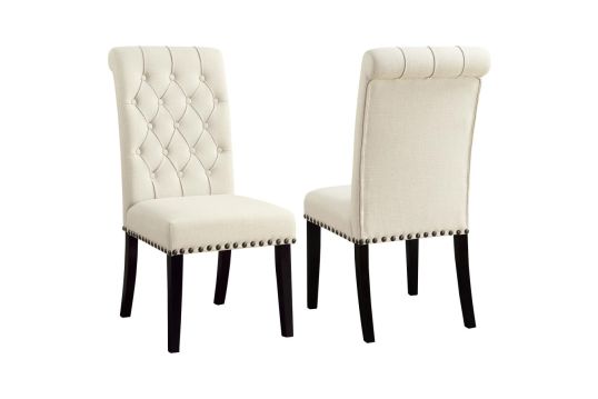Alana Tufted Back Upholstered Side Chairs Beige (Set of 2)