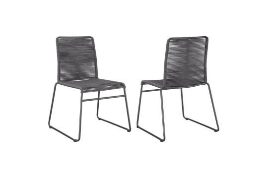 Jerome Upholstered Stackable Side Chairs (Set of 2)