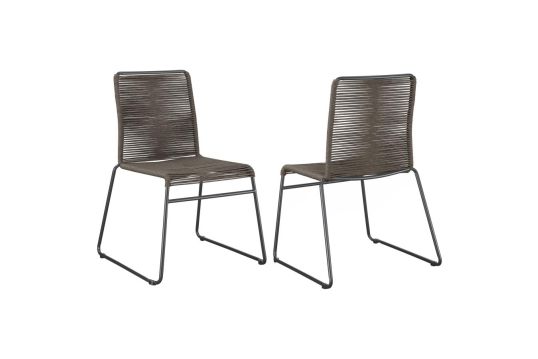 Jerome Upholstered Stackable Side Chairs (Set of 2)