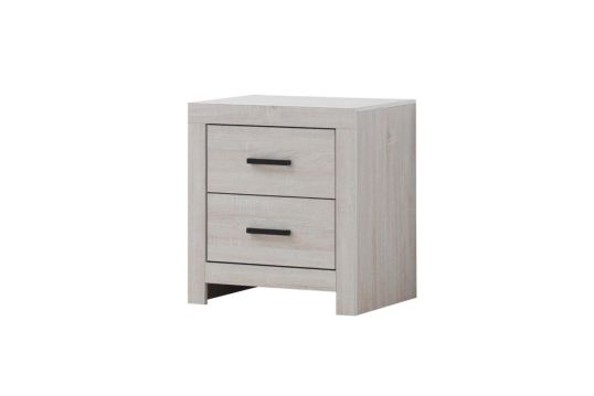 Brantford 2-drawer Nightstand Coastal White