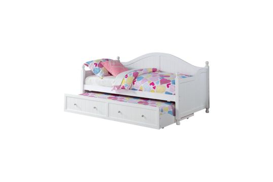 Julie Ann Twin Daybed with Trundle White
