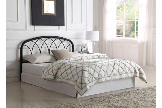 Anderson Queen / Full Arched Headboard Black
