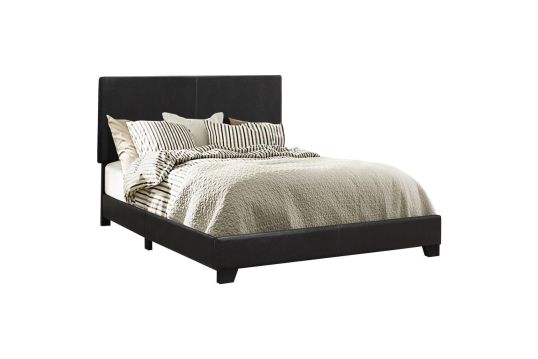 Dorian Upholstered California King Bed Black