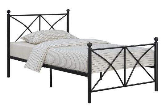 Hart Twin Platform Bed Black