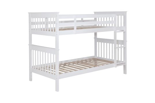 Chapman Wood Twin Over Twin Bunk Bed White