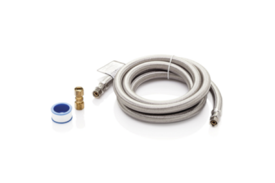Smart Choice 6' Long Stainless Steel Braided Refrigerator Water Supply Line