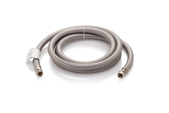 6' Long Stainless Steel Braided Refrigerator Water Supply Line