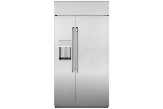 Café™ 48" Smart Built-In Side-by-Side Refrigerator with Dispenser