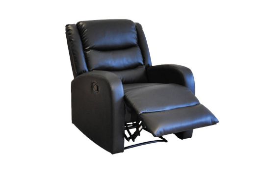 Massage Recliner with Remote Control Black