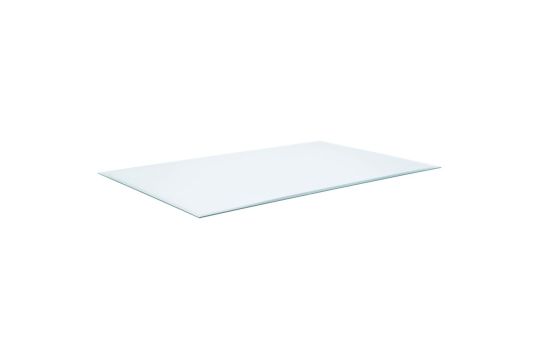 72x42" 8mm Rectangular Glass Table Top Clear
