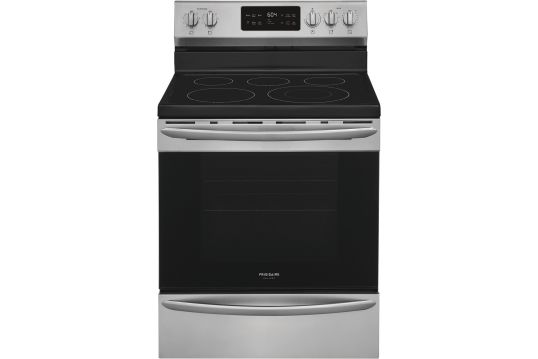 30" Freestanding Electric Range with Steam Clean