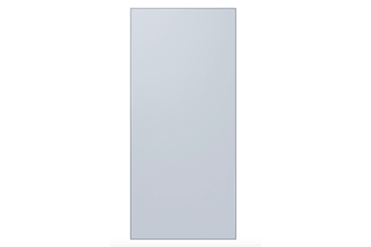 BESPOKE 4-Door Flex™ Refrigerator Panel in Sky Blue Glass (matte) - Top Panel