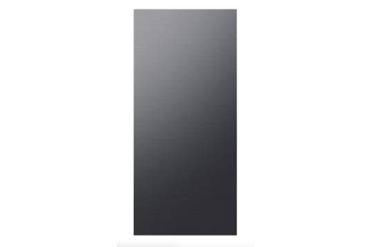 BESPOKE 4-Door Flex™ Refrigerator Panel in Matte Black Steel - Bottom Panel