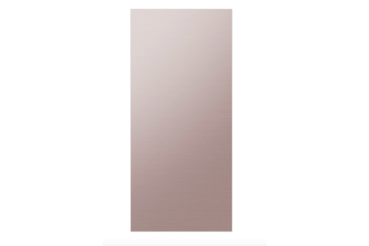 BESPOKE 4-Door Flex™ Refrigerator Panel in Champagne Rose Steel - Bottom Panel