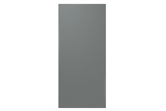 BESPOKE 4-Door Flex™ Refrigerator Panel in Grey Glass (matte) - Top Panel