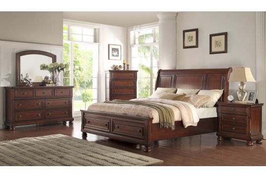 Rose 6pc Cal King set with storage
