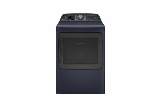 GE Profile - 7.3 cu. ft. Smart Gas Dryer with Fabric Refresh and Sanitize Cycle - Sapphire blue