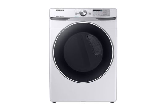 Samsung 7.5 cu. ft. Electric Dryer with Steam Sanitize+ - White - 1