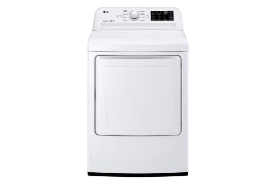LG 7.3 cu. ft. Gas Dryer with Sensor Dry Technology - White - 1