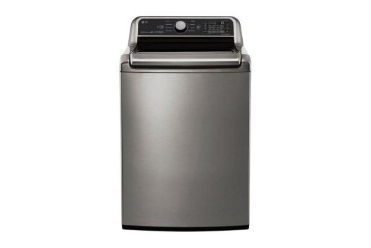 LG 5.0 cu.ft. Smart wi-fi Enabled Top Load Washer with TurboWash3D™ Technology - Graphite Steel - 1